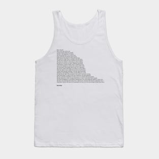 Socrates Quotes Tank Top